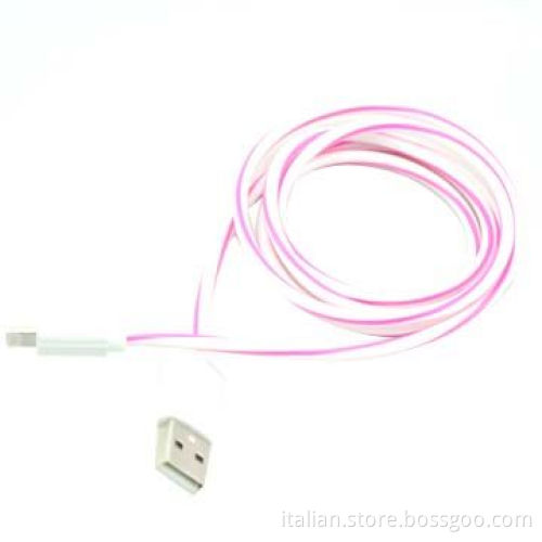 2014 Hot Sale USB Cable for iPhone 5/5S/5C, with Color Bar